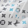 LV Shorts White Blue Monogram