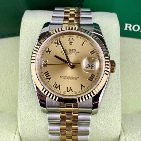 RLX Date Just Champagne Gold