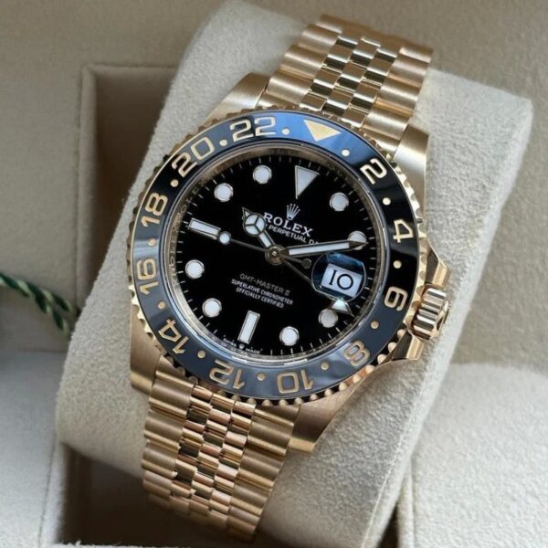 RLX GMT Master ll Black Gold Jubilee