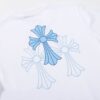 CHRM HRTS T-Shirt Triple Cross Logo White