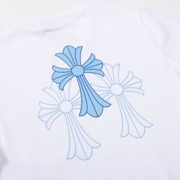 CHRM HRTS T-Shirt Triple Cross Logo White