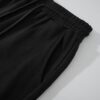 LV Shorts Black Script Embroidery