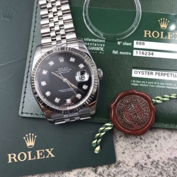RLX Date Just Champagne Diamond