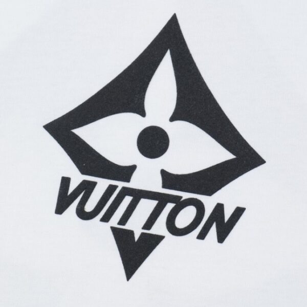 LV T-shirt White Monogram Logo
