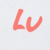 LV T-Shirt Multicolor Logo White