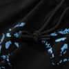LV Shorts Black Splatter Monogram
