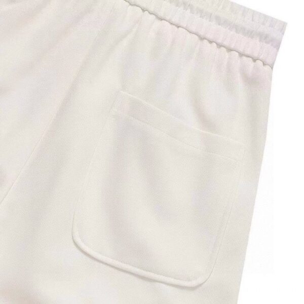 LV Shorts White Blue Pocket