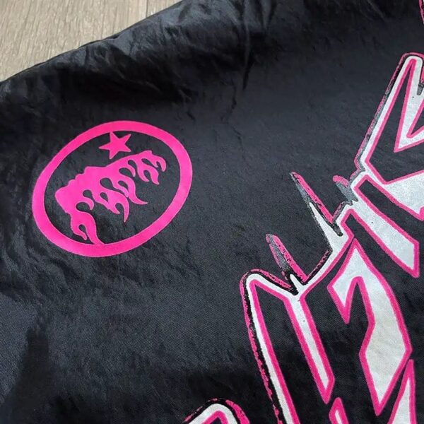 HLSTR Waxed Nylon Athletic Shorts Black