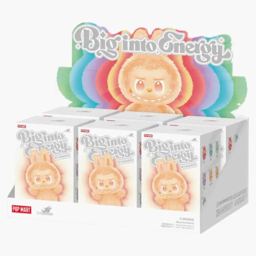 POP MART THE MONSTERS LABUBU BIG INTO ENERGIY SERIES VINYL PLUSH PENDANT SEALED CASE (6 BLIND BOX)