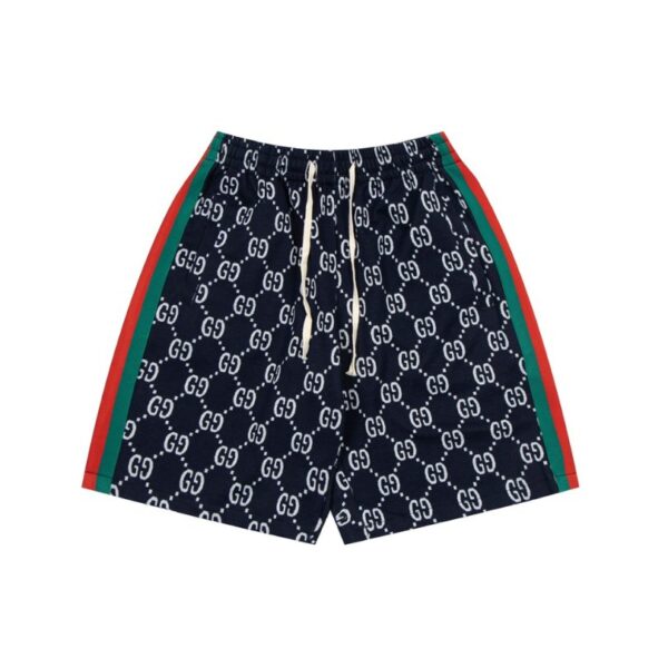 GG Shorts Monogram Stripe Navy