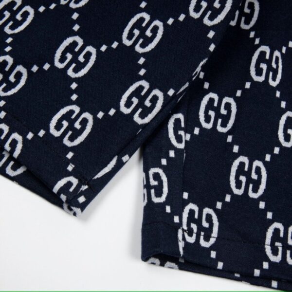 GG Shorts Monogram Stripe Navy