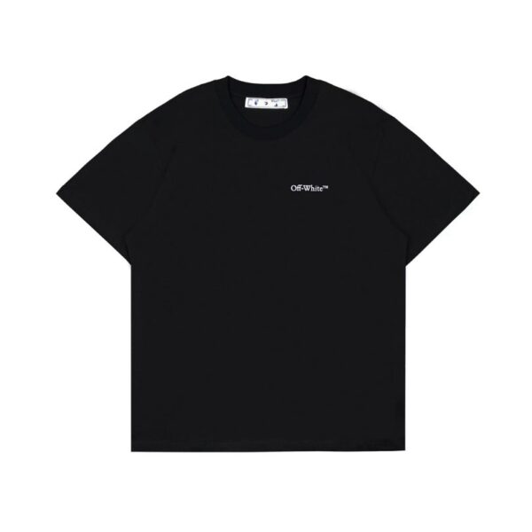 OFF-WHT T-shirt Milan Graphic Back Black Oversized
