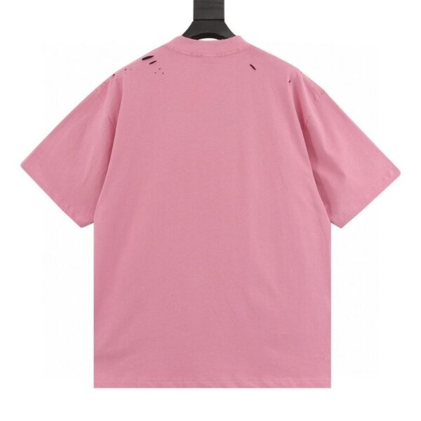 BLNCG T-shirt Graphic Slogan Distressed Pink