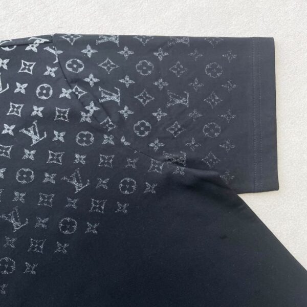 LV T-shirt Gradient Cotton Black