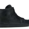 AIR JORDAN 1 MID ‘TRIPLE BLACK’