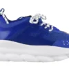 Chain Reaction Blue Mesh Rubber Suede