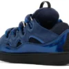 Curb rhinestone-embellished Blue