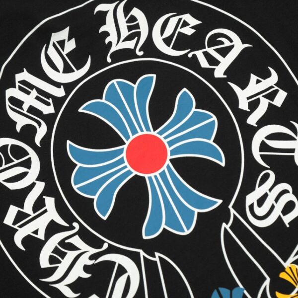 ddf-7.jpg CHRM HRTS T-shirt Floral Logo
