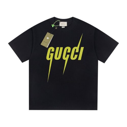 GG T-shirt Neon Logo Black