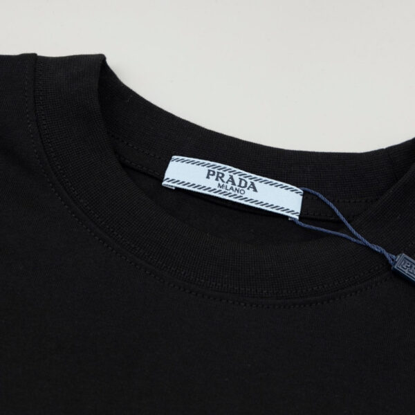 PRD T-shirt Black Triangle Graphic Logo