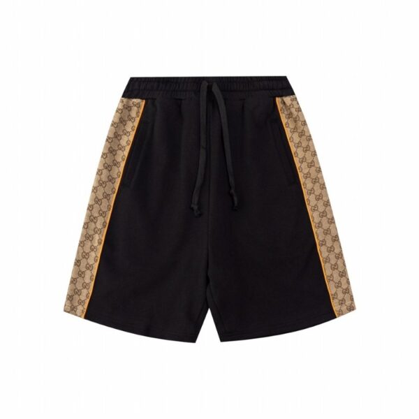 dfgdg-2.jpg GG Shorts Monogram Stripe Black