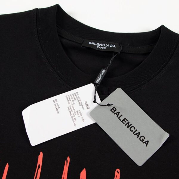 BLNCG T-shirt Graffiti Print Black