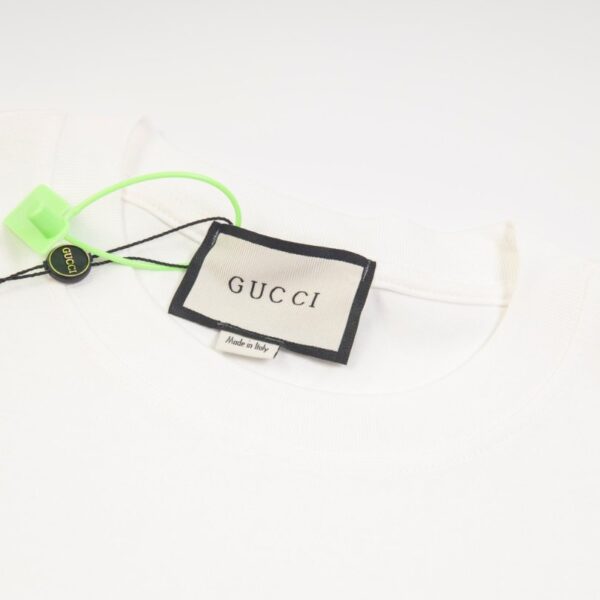 GG T-shirt Neon Logo White