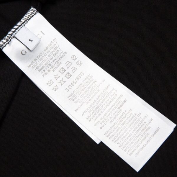 GG T-shirt Distressed Logo Black