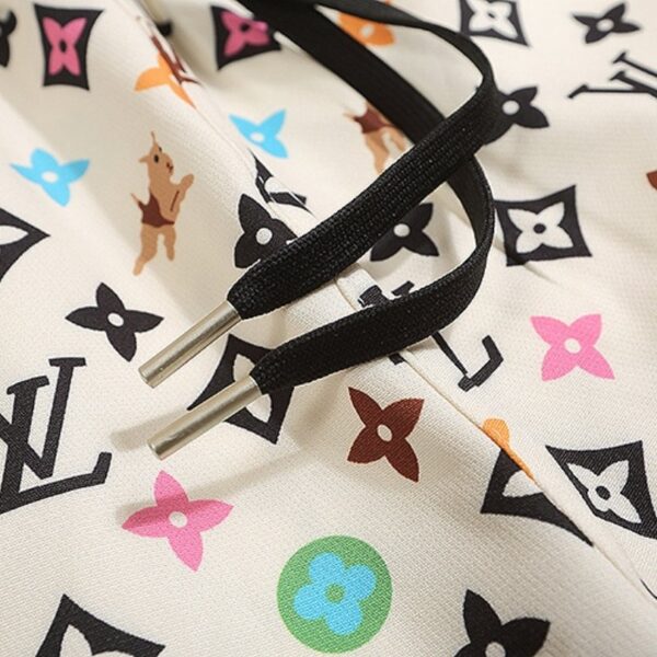 LV Shorts  Multicolor Monogram Print