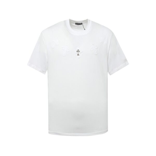regerg-1.jpg CHRM HRTS T-shirt White Cross Embroidery