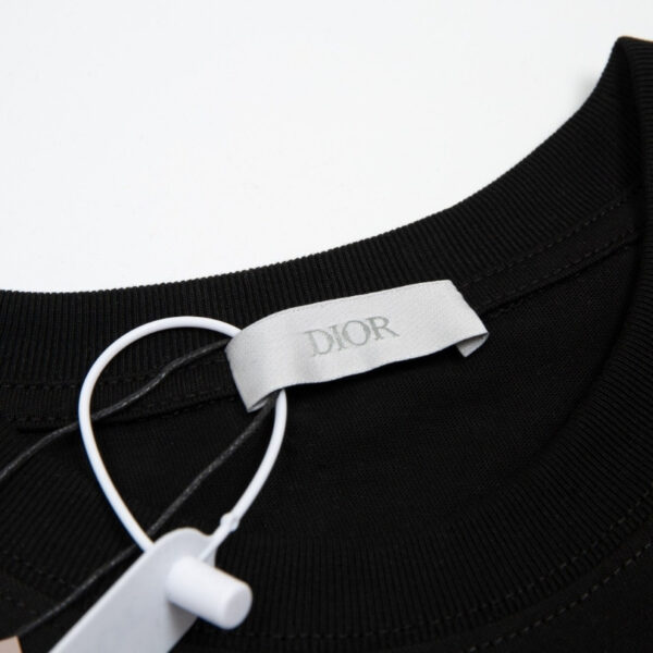 CD T-shirt Black Graphic Logo Couture