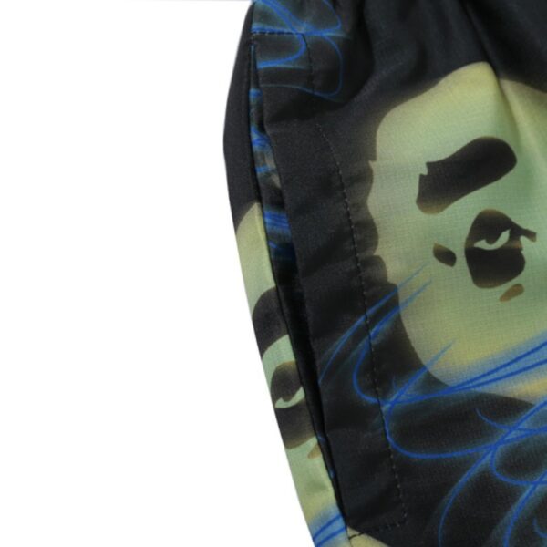 BP Shorts Glow-In-The-Dark Spiral Print