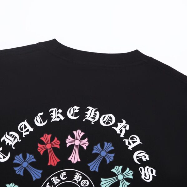 sdfdsf-2-1.jpg CHRM HRTS T-shirt Multicolor Cross Wreath Black
