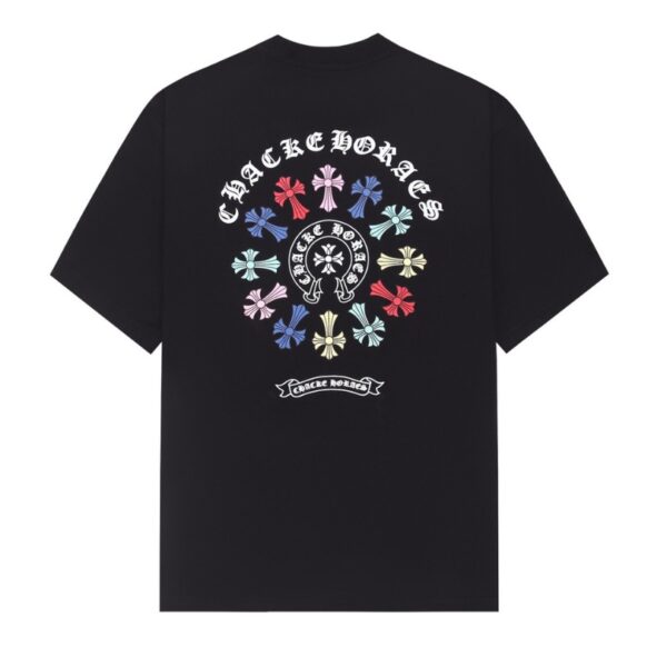 sdfdsf-8-1.jpg CHRM HRTS T-shirt Multicolor Cross Wreath Black