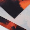 PRD Shirt Orange Black Graphic Print