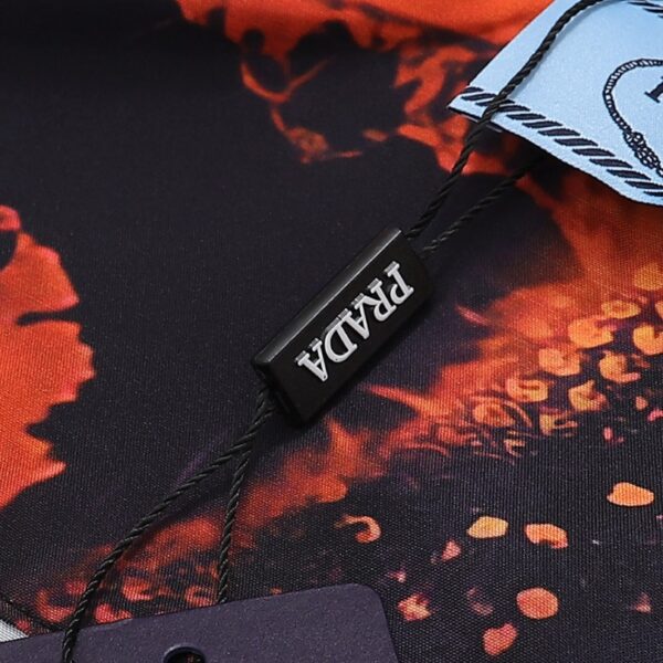 PRD Shirt Orange Black Graphic Print