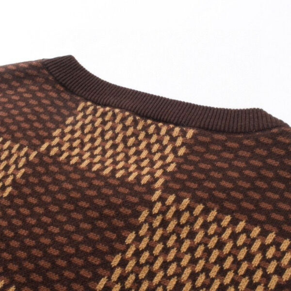 LV T-shirt Checkered Logo