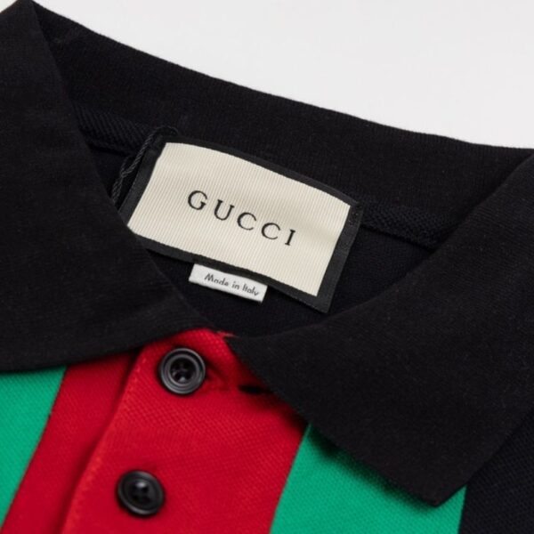 GG Polo Vertical Stripe Logo