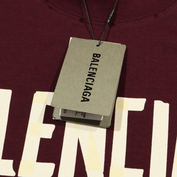 BLNCG T-shirt Logo Double-Sided Print Oversized