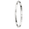 THIN LOVE BRACELET WHITE GOLD