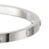 THIN LOVE BRACELET WHITE GOLD